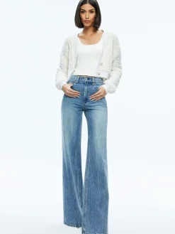 CASILDA FAUX FUR CROPPED CARDIGAN