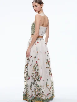 CATRINA EMBELLISHED GOWN MAXI SKIRT