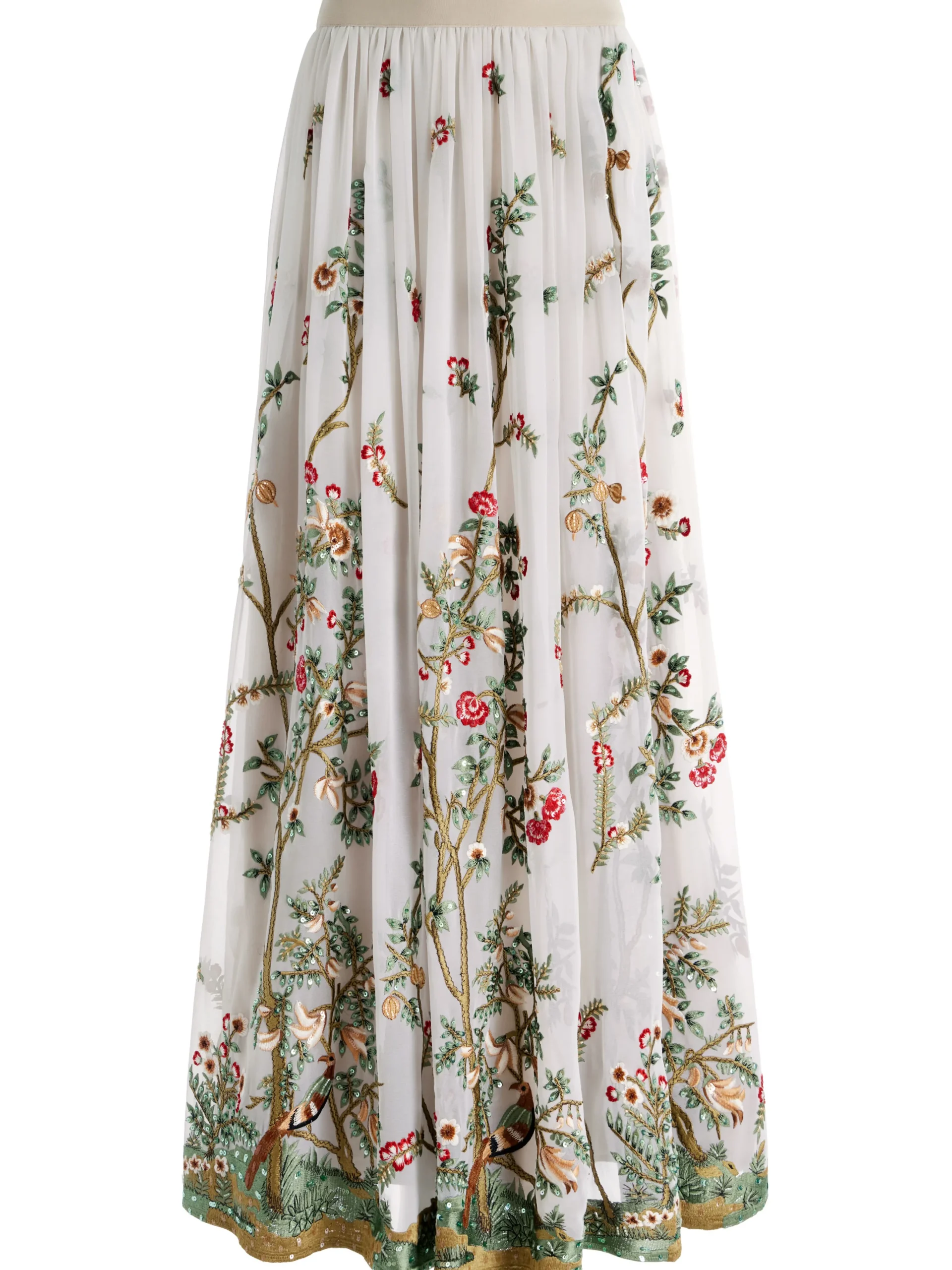 CATRINA EMBELLISHED GOWN MAXI SKIRT