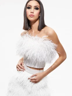 CERESI FEATHER TOP