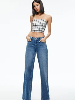 CERESI TWEED CROP TOP