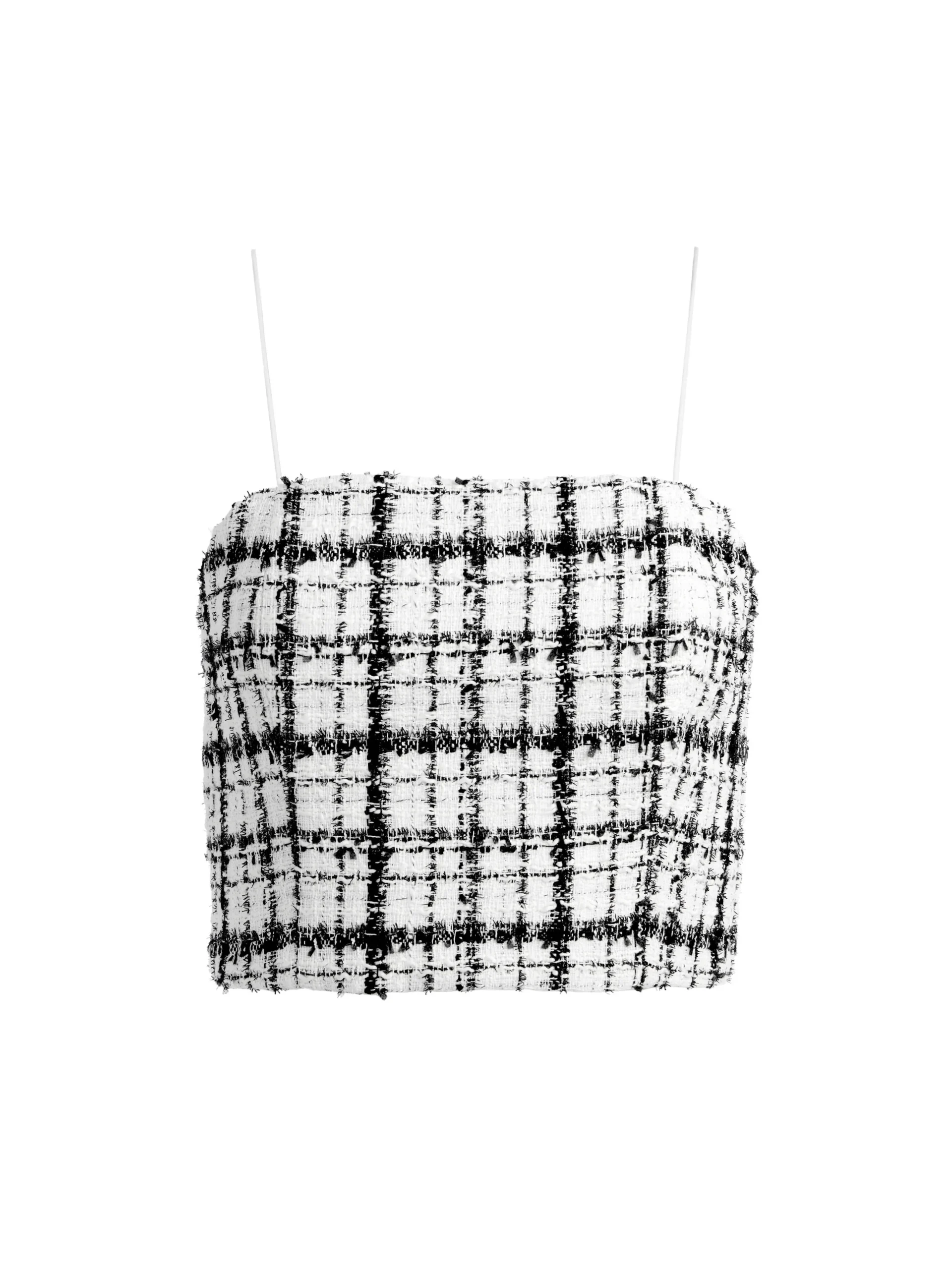 CERESI TWEED CROP TOP