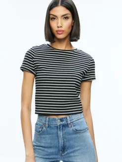 CINDY CLASSIC CROPPED TEE