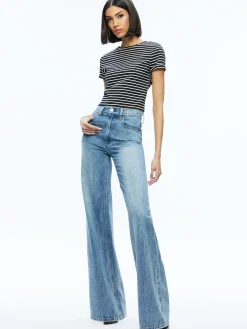CINDY CLASSIC CROPPED TEE