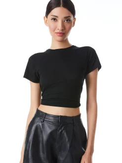 CINDY CLASSIC CROPPED TEE