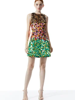CLYDE EMBELLISHED SHIFT DRESS