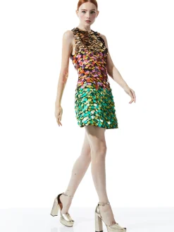 CLYDE EMBELLISHED SHIFT DRESS