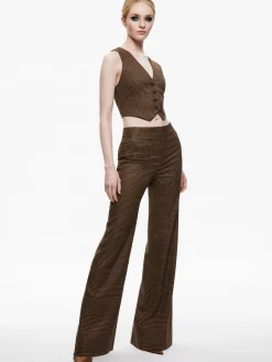 COLLEY NOTCH COLLAR BLAZER + DEANNA HIGH WAISTED BOOTCUT PANT