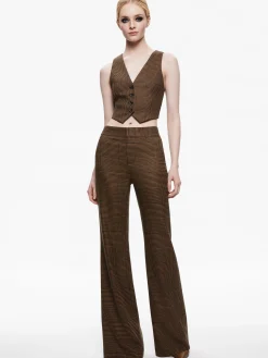 COLLEY NOTCH COLLAR BLAZER + DEANNA HIGH WAISTED BOOTCUT PANT