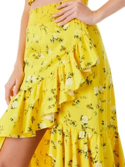 CRISTINA WRAP RUFFLE SKIRT