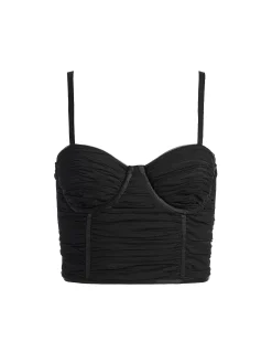 DAMIA RUCHED BUSTIER TOP