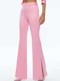 DANETTE HIGH RISE FLARE SLIT TROUSER