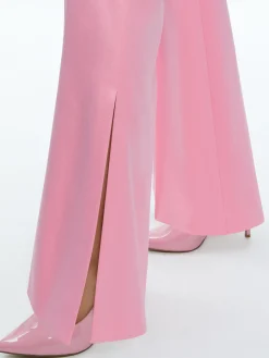 DANETTE HIGH RISE FLARE SLIT TROUSER