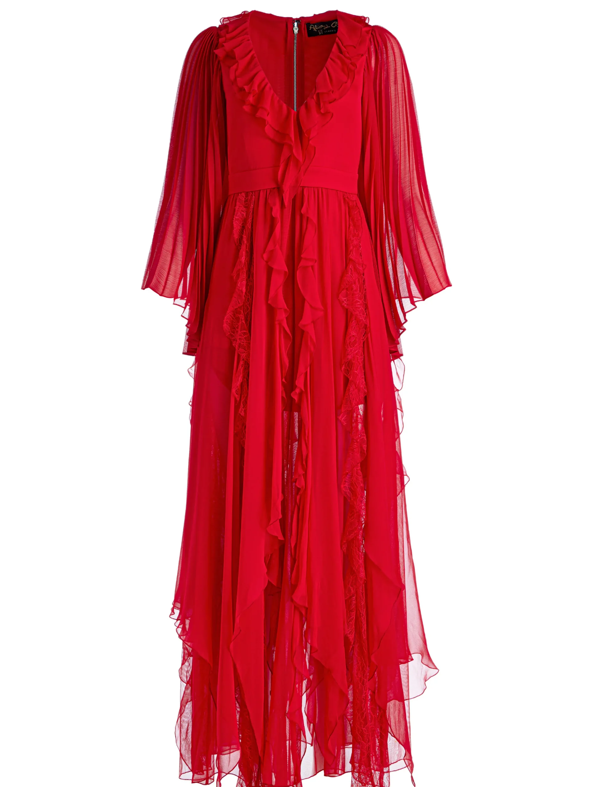 DAY SUNBURST SLEEVE MAXI DRESS