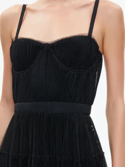 DEENA PLEATED MAXI DRESS WITH HOT PANT
