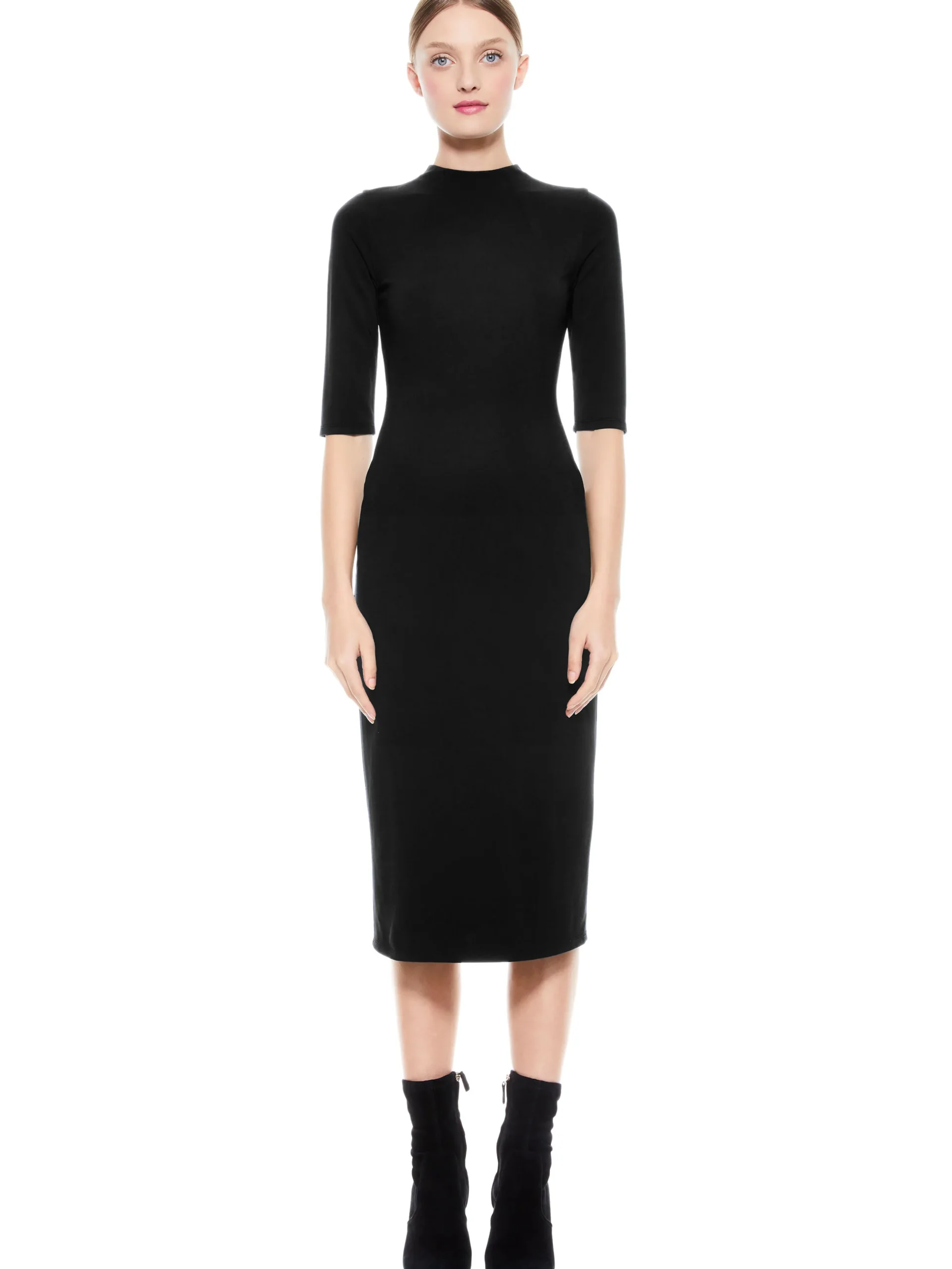 DELORA FITTED MIDI DRESS