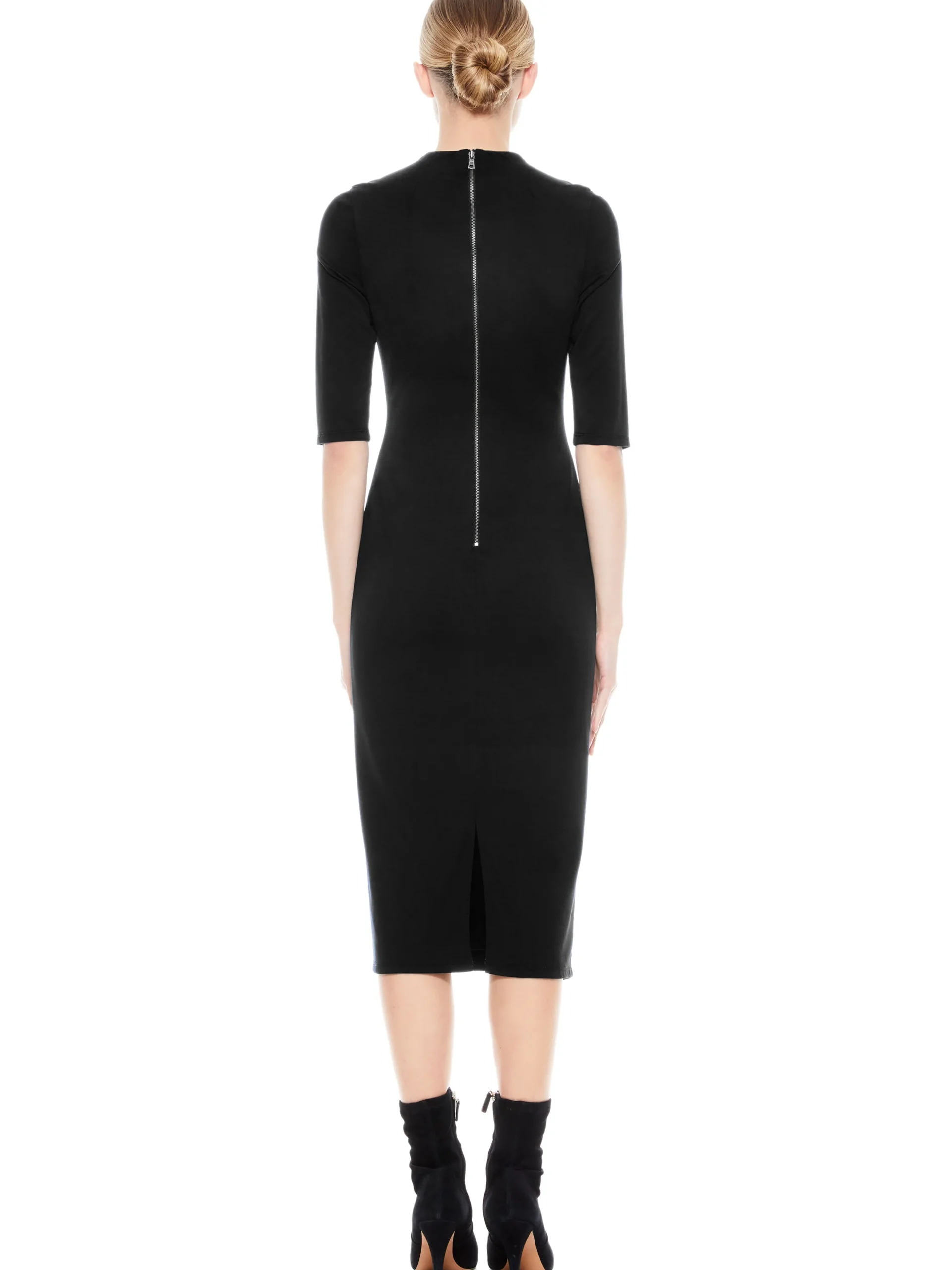 DELORA FITTED MIDI DRESS