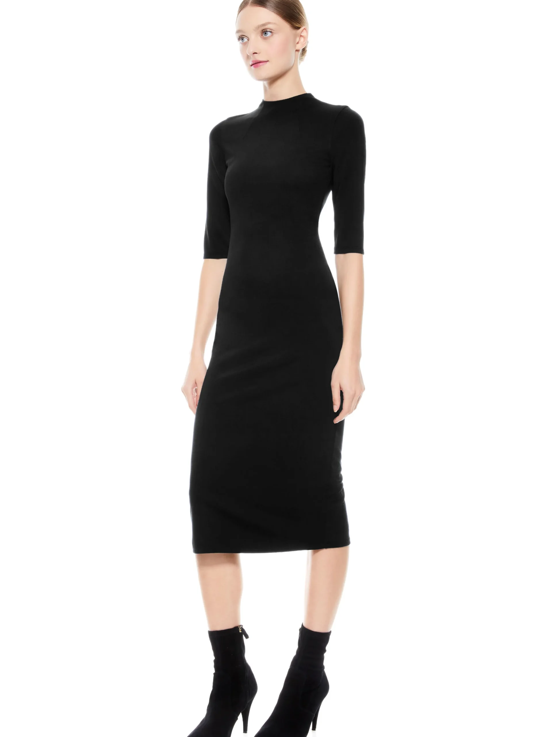 DELORA FITTED MIDI DRESS