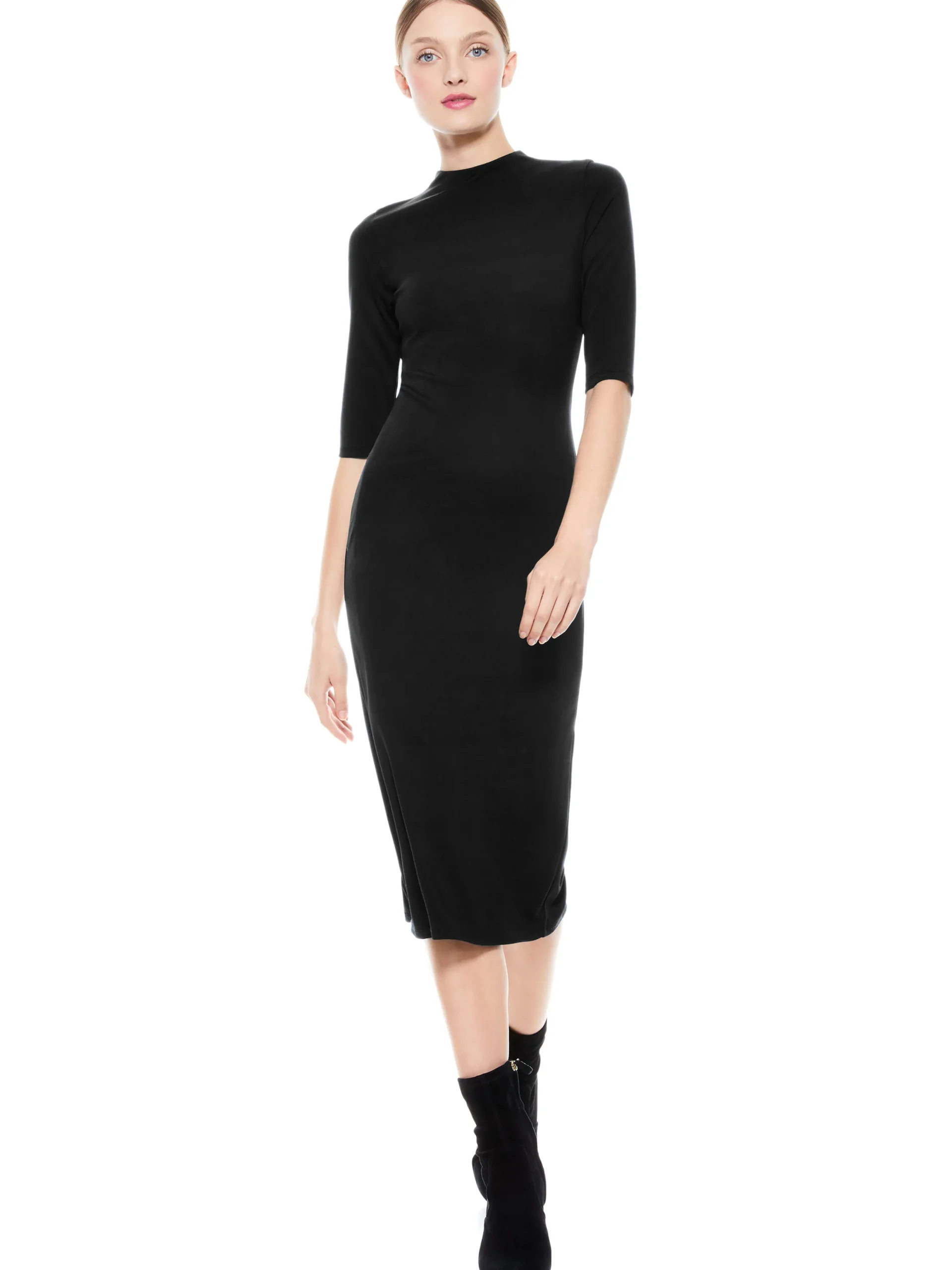 DELORA FITTED MIDI DRESS