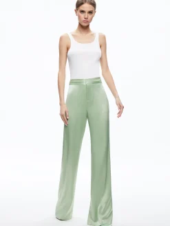 DENNY NOTCH COLLAR BOYFRIEND BLAZER + DEANNA HIGH WAISTED BOOTCUT PANT