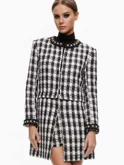 DEON TWO-FER TWEED JACKET