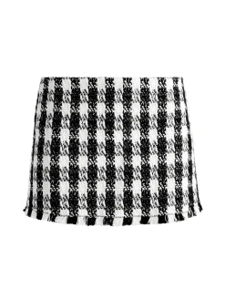 DEON TWO-FER TWEED JACKET + MACE TWEED MINI SKORT