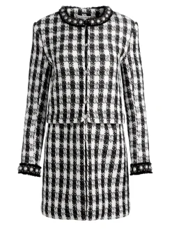 DEON TWO-FER TWEED JACKET + MACE TWEED MINI SKORT