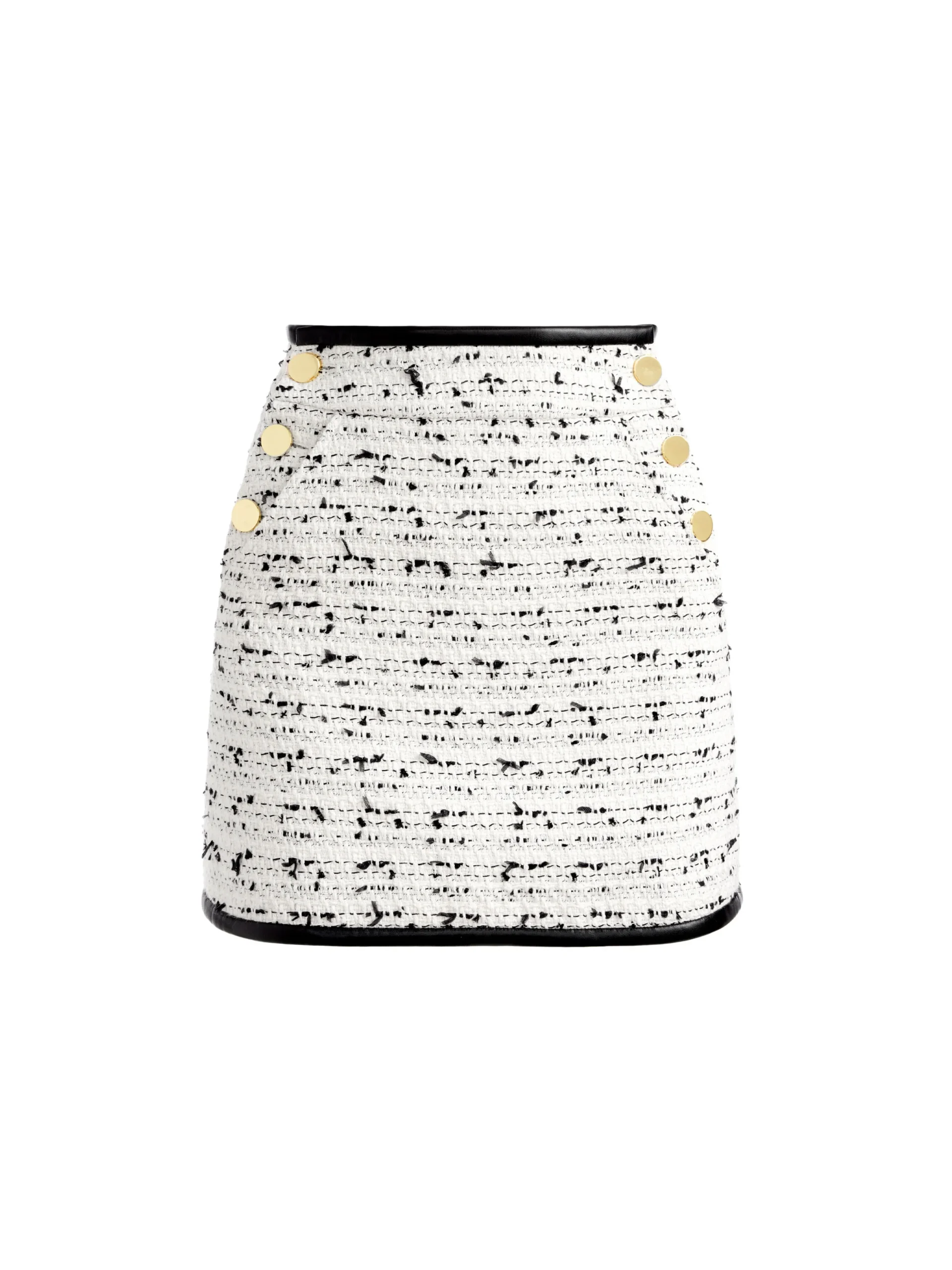 DONALD HIGH WAISTED SIDE BUTTON SKIRT