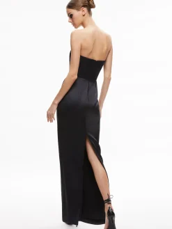 DOREEN STRAPLESS MAXI DRESS