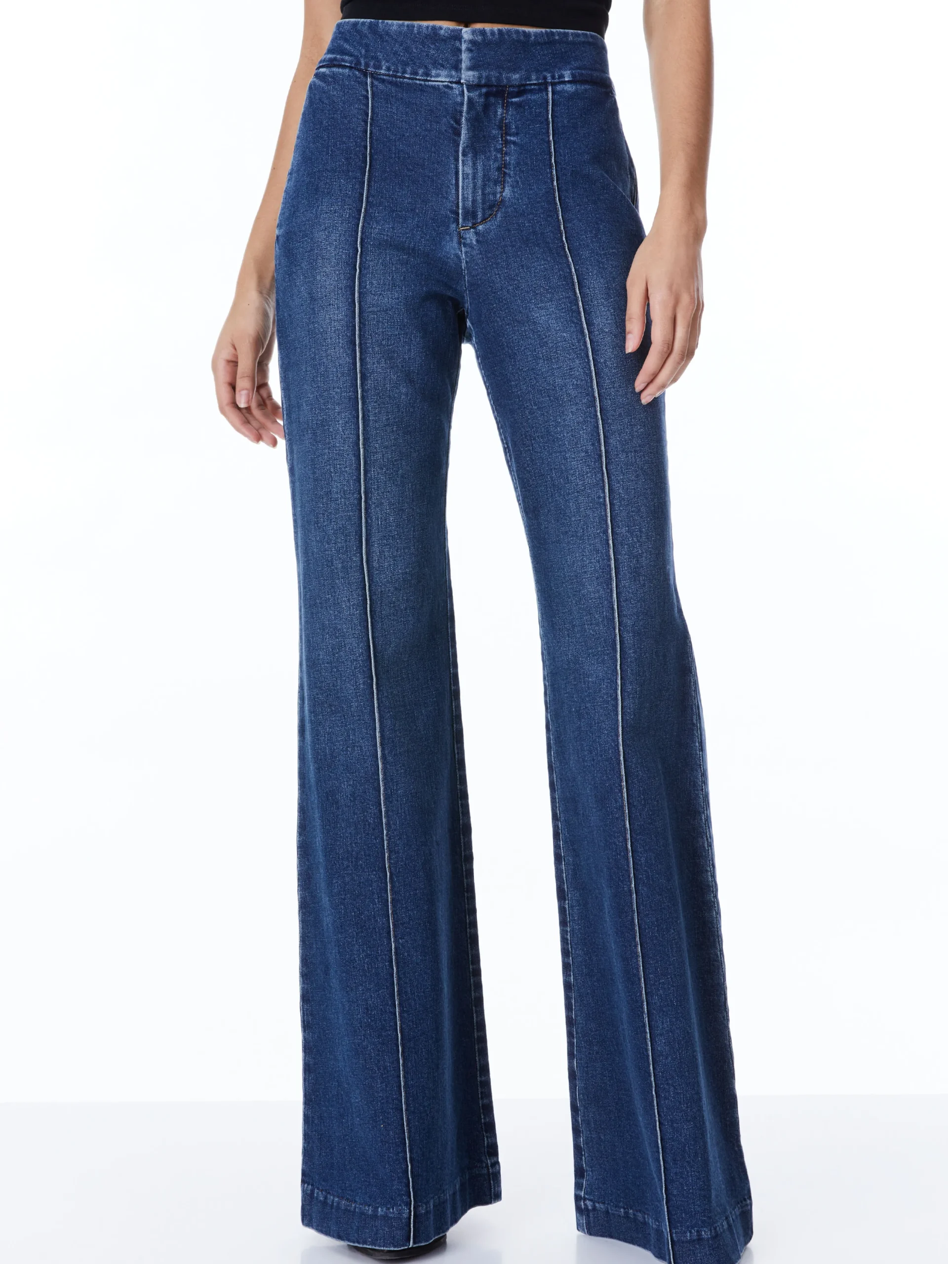 DYLAN HIGH WAISTED WIDE LEG JEAN