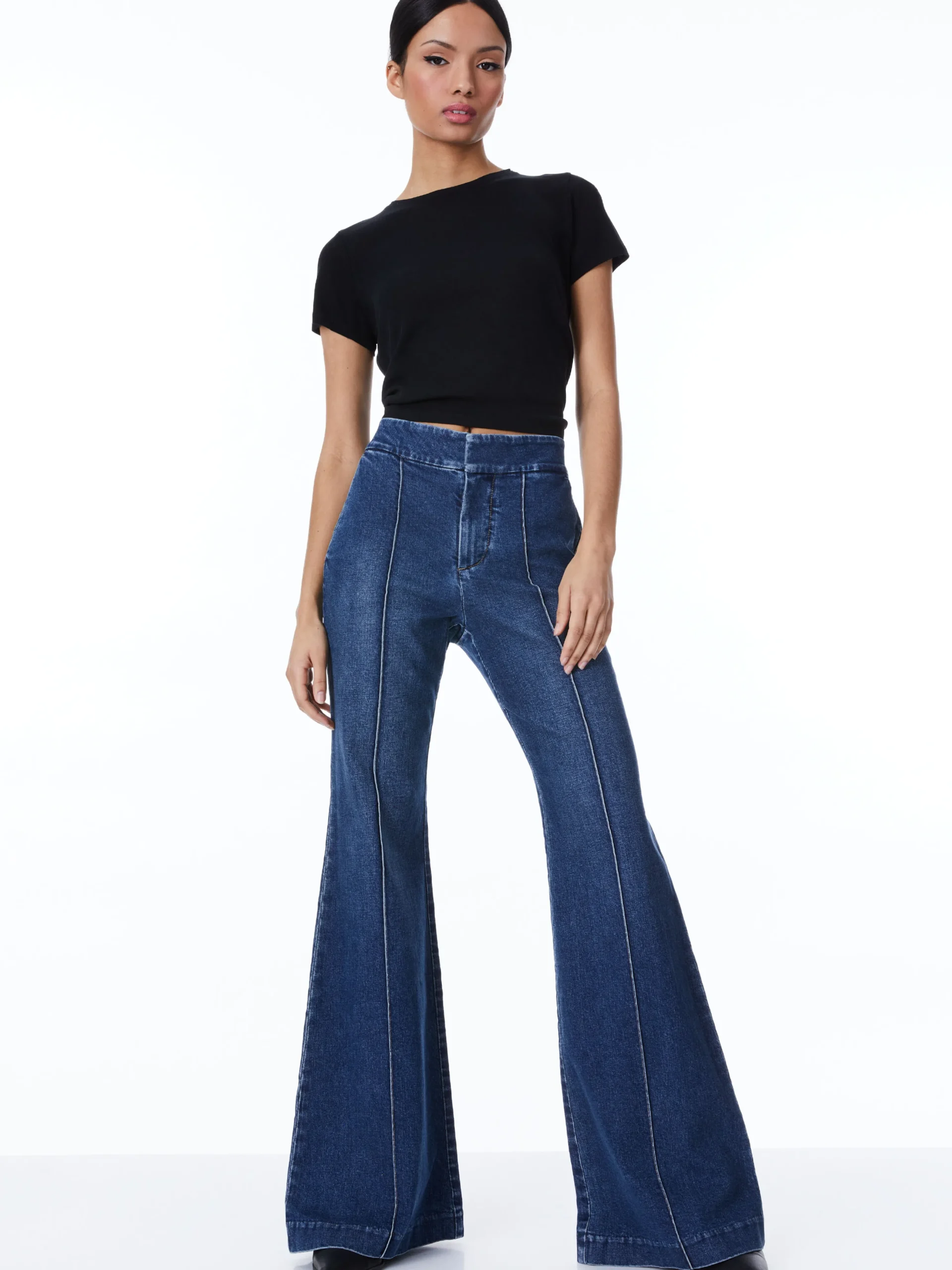 DYLAN HIGH WAISTED WIDE LEG JEAN