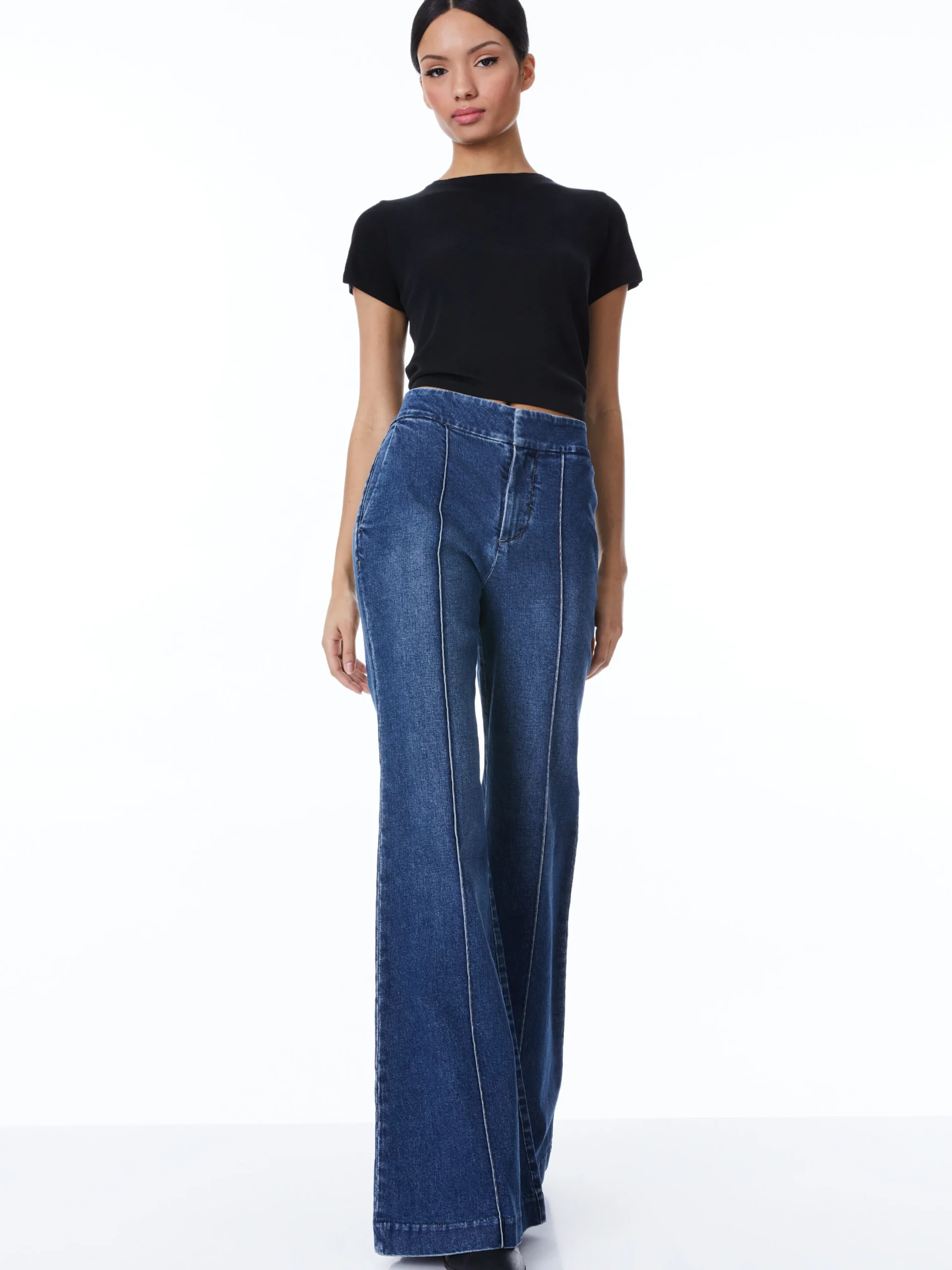 DYLAN HIGH WAISTED WIDE LEG JEAN