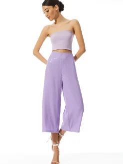ELBA SEQUIN HIGH WAISTED ANKLE PANT