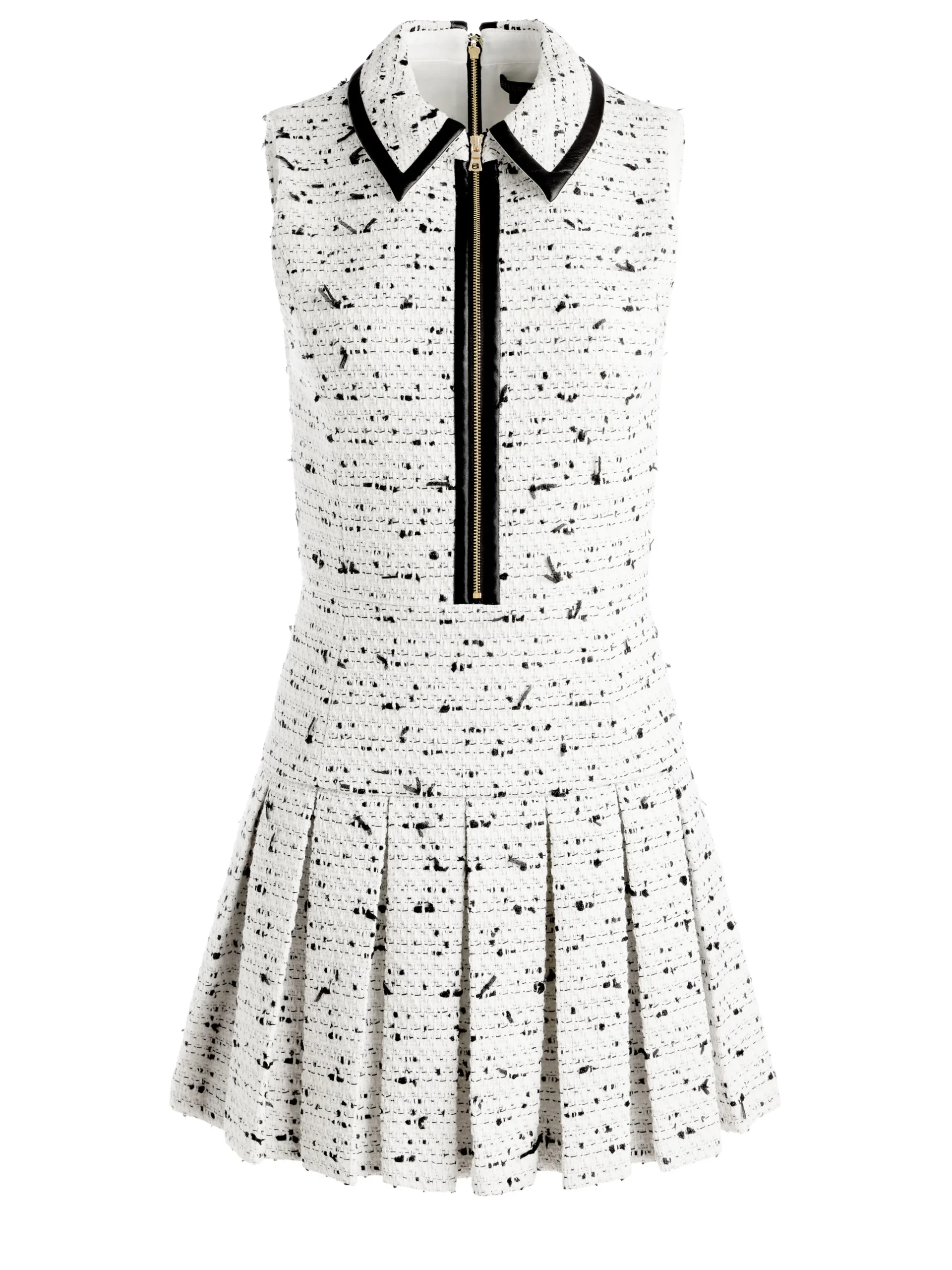 ELLIS TWEED BOX PLEAT DRESS