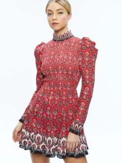 ELVIRA SMOCKED BODICE MINI DRESS