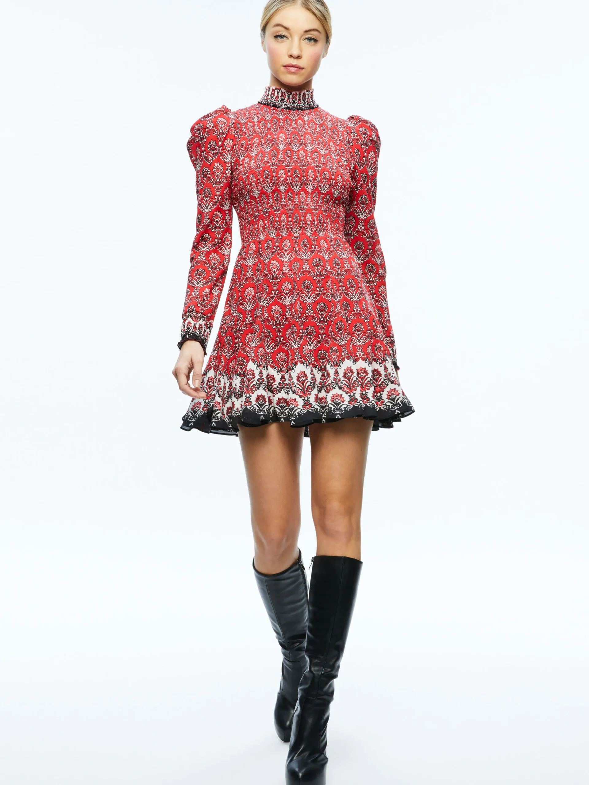 ELVIRA SMOCKED BODICE MINI DRESS