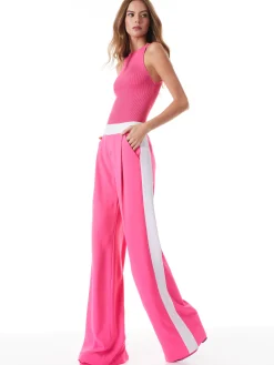 ERIC MID RISE PANT WITH TUX STRIPE