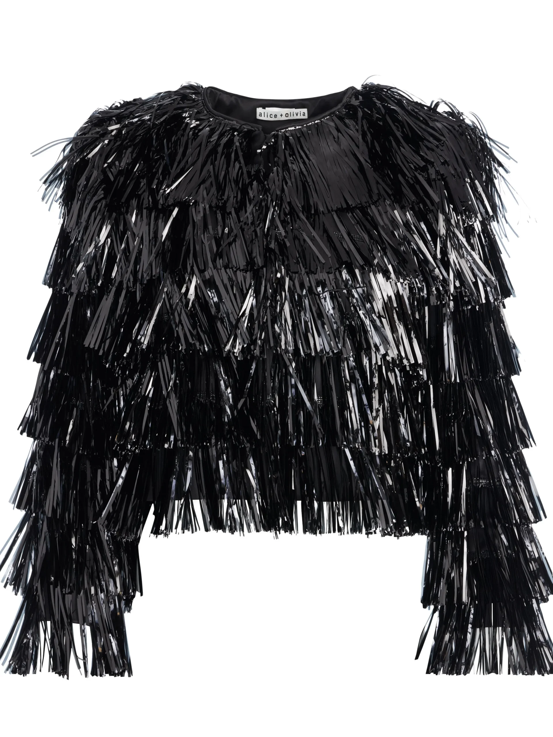 FAWN FRINGE TINSEL JACKET