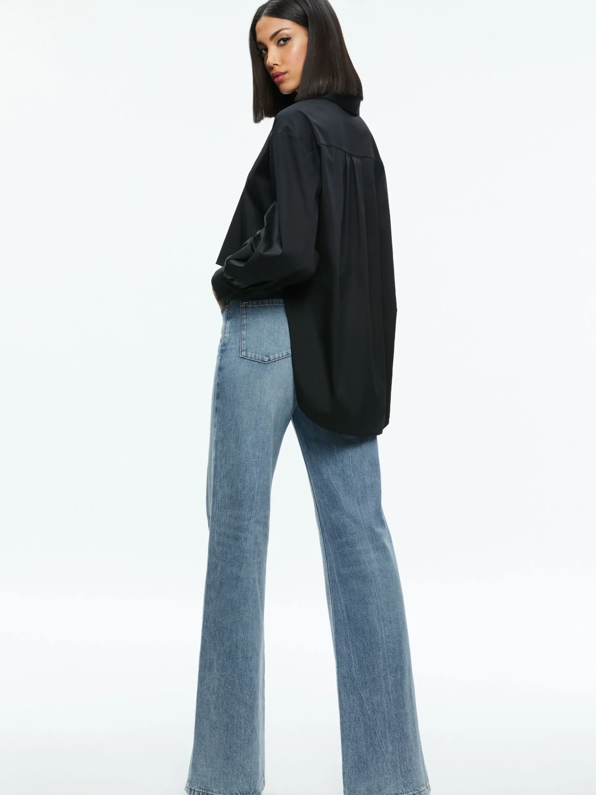FINELY HIGH-LOW BLOUSE