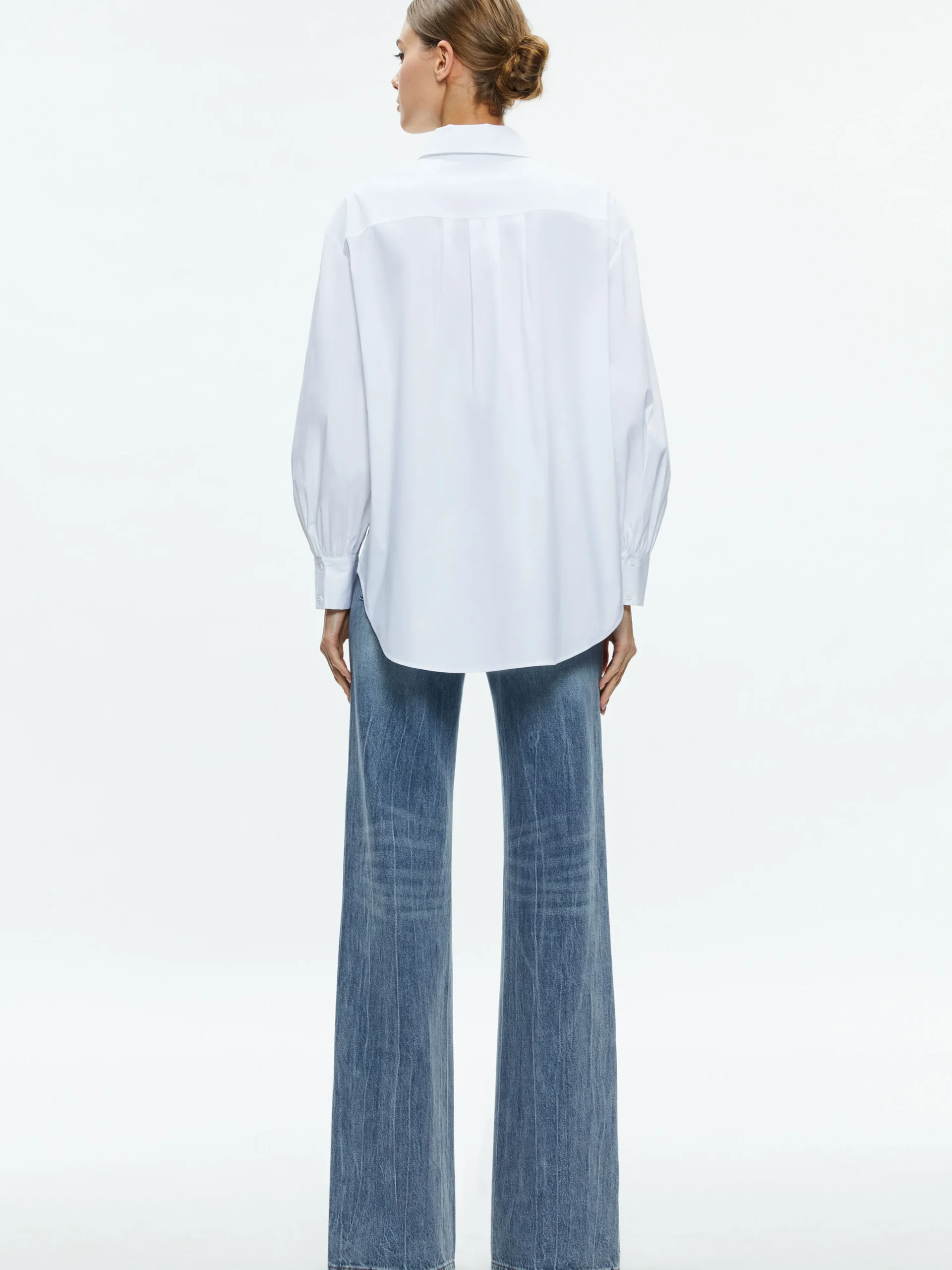 FINELY HIGH-LOW BLOUSE