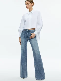 FINELY HIGH-LOW BLOUSE