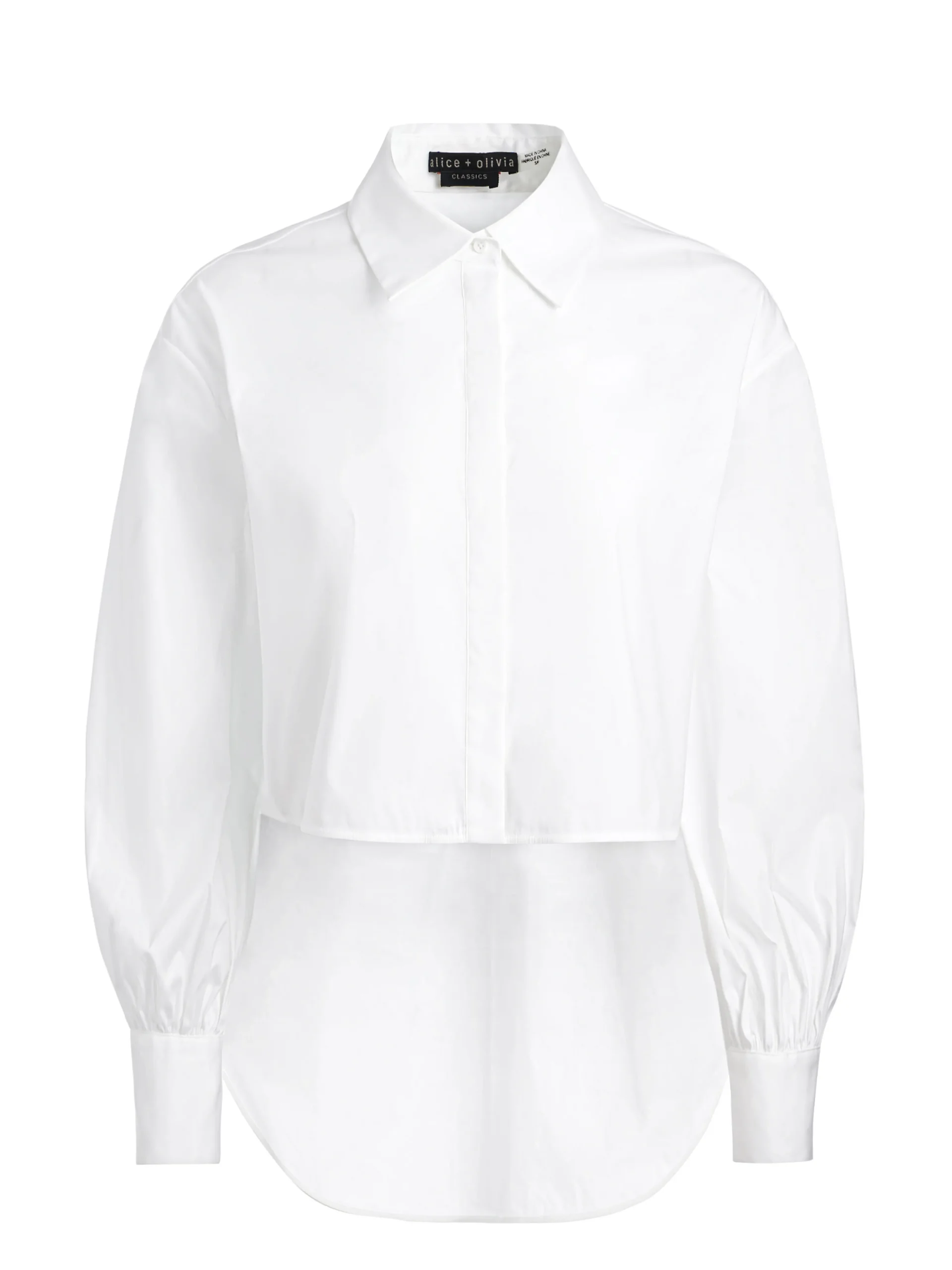 FINELY HIGH-LOW BLOUSE