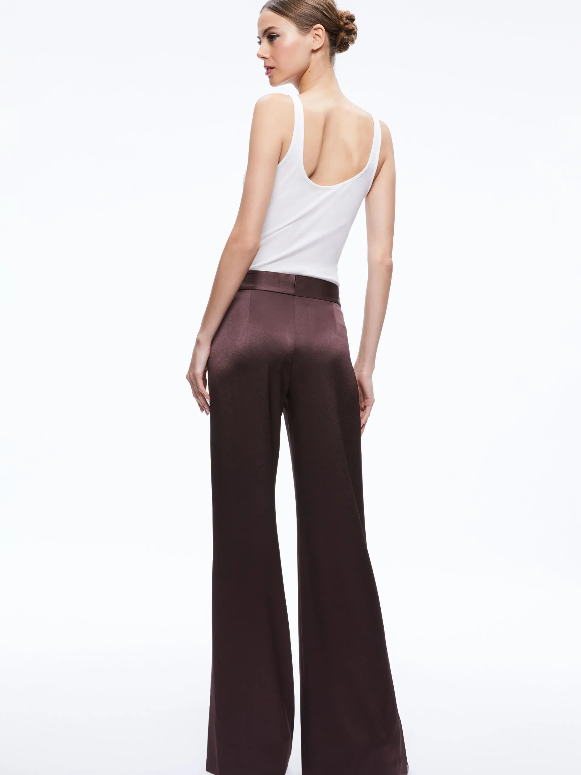 FINELY OVERSIZED BUTTON DOWN SHIRT + JC WIDE LEG SIDE SLIT PANT