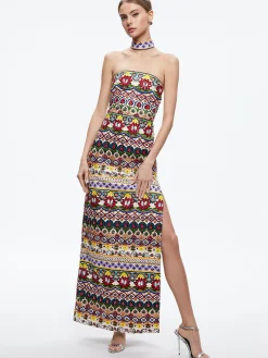 GEORGIE CHOKER STRAPLESS GOWN