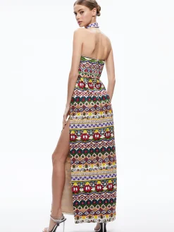 GEORGIE CHOKER STRAPLESS GOWN