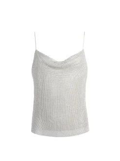 HARMON CRYSTAL CHAINMAIL SLIP TANK
