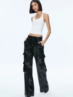 HAYES SEQUIN CARGO PANT