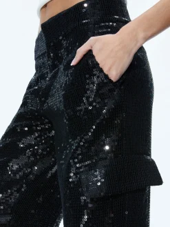 HAYES SEQUIN CARGO PANT