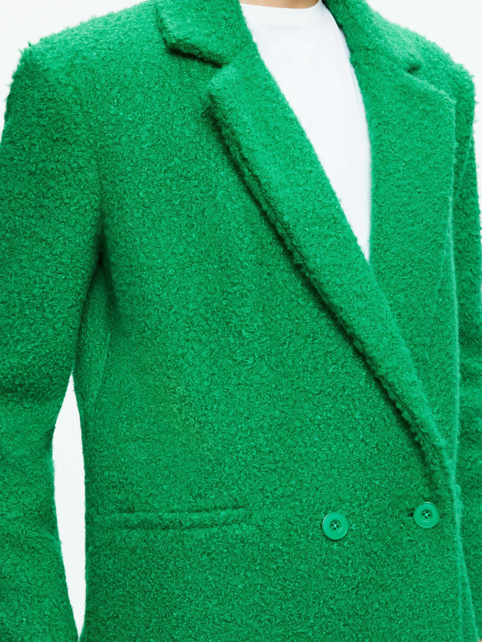 JIMMY OVERSIZED COAT WITH LONG LAPEL