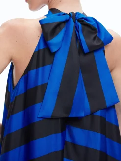 JOVIE HALTER NECK HIGH LOW MAXI DRESS